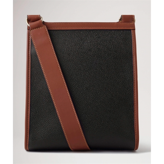 Mulberry Antony Black & Cognac Eco Scotchgrain